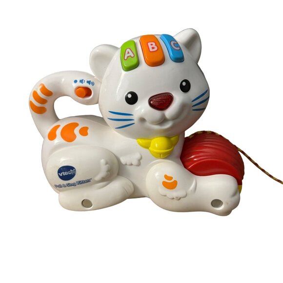 V Tech Pill and Sing‎ Cat Kitten 6-36 Months 30+ Songs Sounds Phrases - Picture 1 of 6